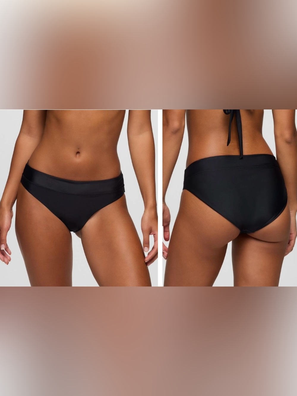 NWT PrAna Summer Wave Swim Bottom in Black, Sizes XS, S, and L